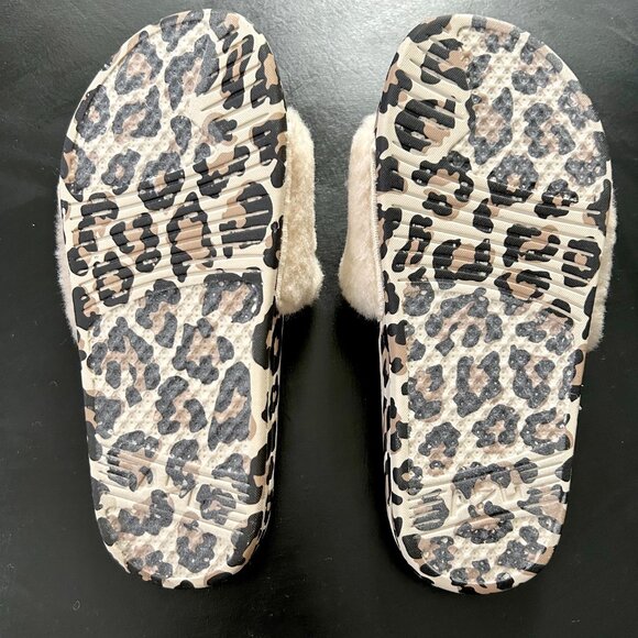 APL Women’s Shearling Slide – Parchment/Black/Leopard - Picture 3 of 5